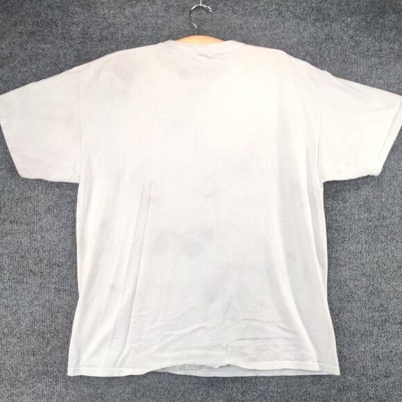 Retro 2021 Top Gun Graphic Print T-Shirt Mens L Short Sleeve White Crew Neck - Picture 6 of 11